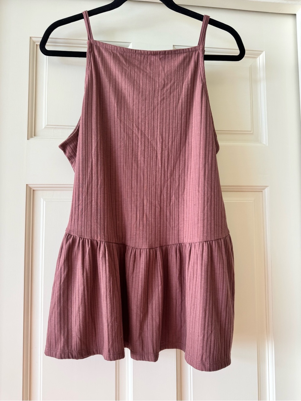 Maurices Dusty Rose Ribbed Tank